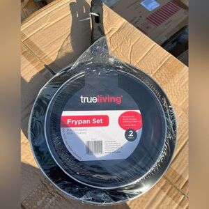 NWT Set of 2 True Living Fry Pans